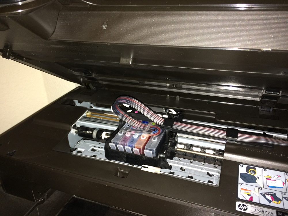 hp photosmart printer ink not working